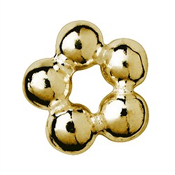 1909623031 Anneau sphérique 4mm, argent doré (48 pcs/UC) | Marco Schreier