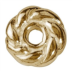 1909623261 Rueda con cordón 5 mm, plata dorada (26 uds./VE) | Marco Schreier