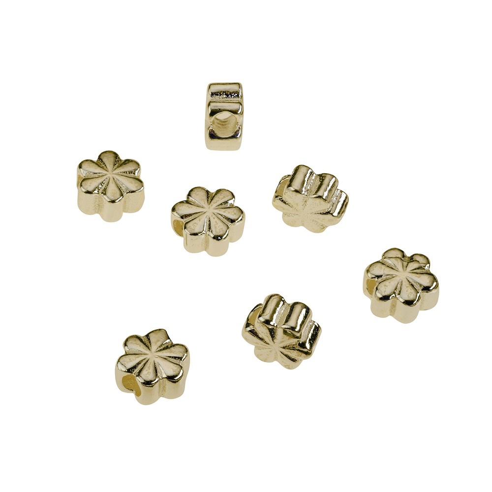 Cloverleaf 5.0mm, gold-plated silver (10 pcs./ PU) | Marco Schreier