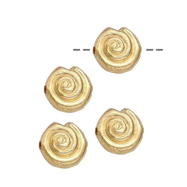 Escargot 10mm, argent doré mat (4 pcs/UC) | Marco Schreier