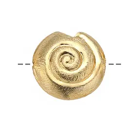 Snake 20mm, silver gold-plated matt (1 pc./ PU) | gems, healing stones & jewelry