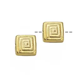 1909624092 Meandro cuadrado 10mm, plateado dorado (1 ud./VE) | Marco Schreier