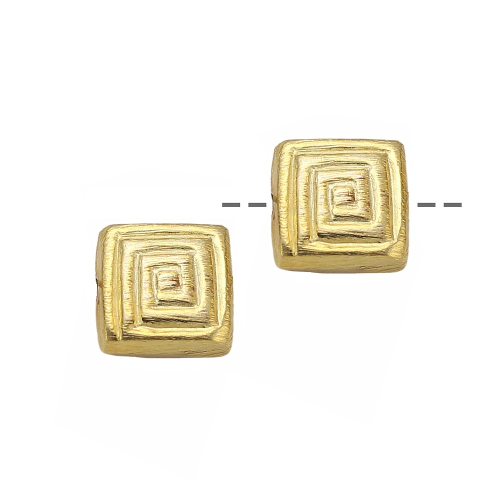 Square meander 10mm, silver gold-plated (1 pc./ PU) | Marco Schreier
