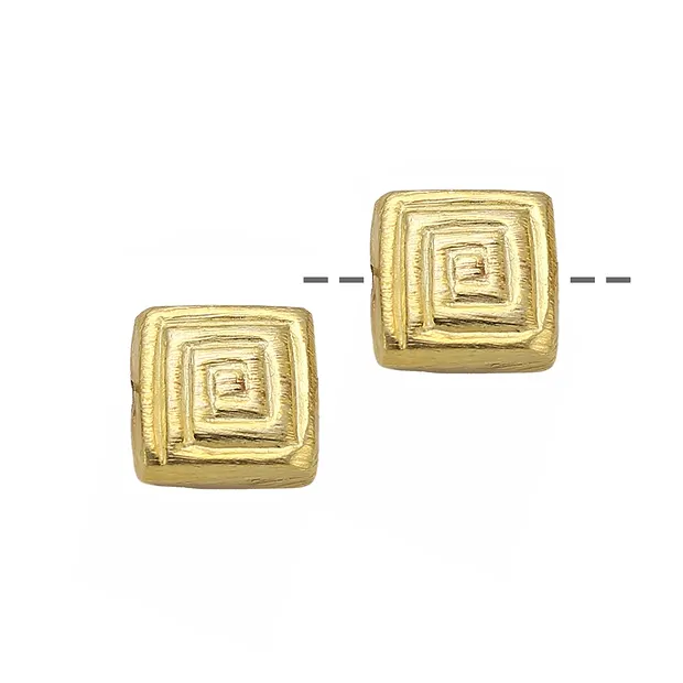 Square meander 10mm, silver gold-plated (1 pc./ PU) | Marco Schreier