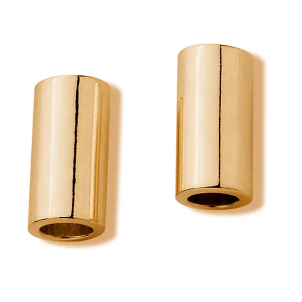 Tubes 02 x 05mm, argent doré (45 pcs/UC) | Marco Schreier