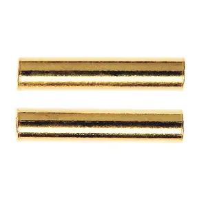 Tubes 02 x 10mm, argent doré (24 pcs/UC) | Marco Schreier