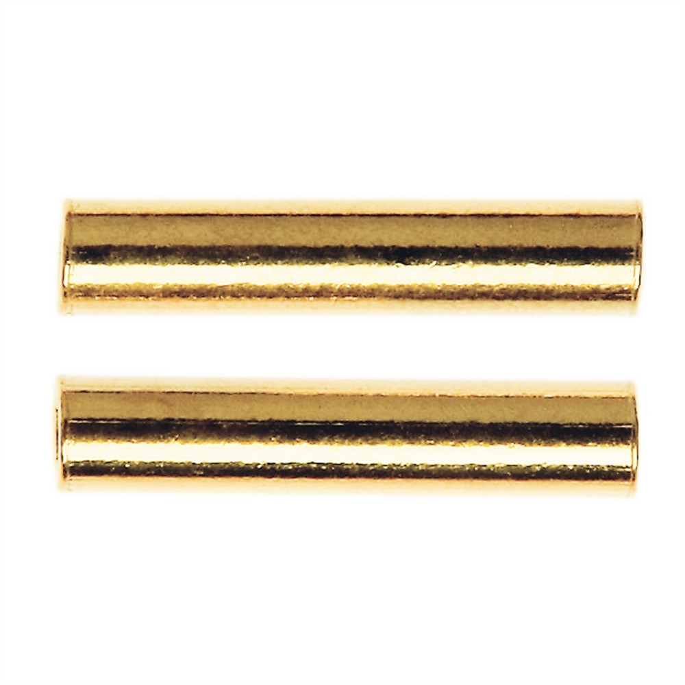 Röhrchen 02 x 15mm, Silber vergoldet (15 St./VE) | Marco Schreier