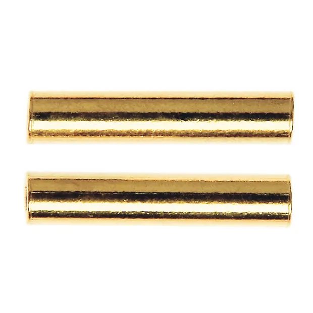 Tubes 02 x 15mm, argent doré (15 pcs/UC) | Marco Schreier