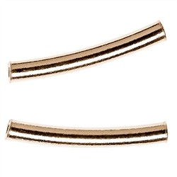 1909629321 Tube bent 03 x 20mm, silver gold-plated (12 pcs./ PU) | Marco Schreier