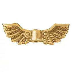 1909647061 Wings "Bygul" 22mm, gold-plated silver (4 pcs./ PU) | Marco Schreier