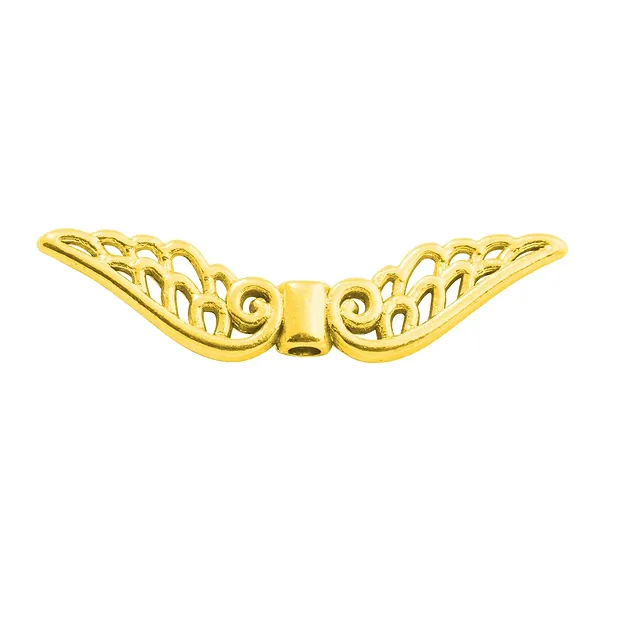 Wings "Baroque" 30mm, silver gold-plated (4 pcs./ PU) | Marco Schreier