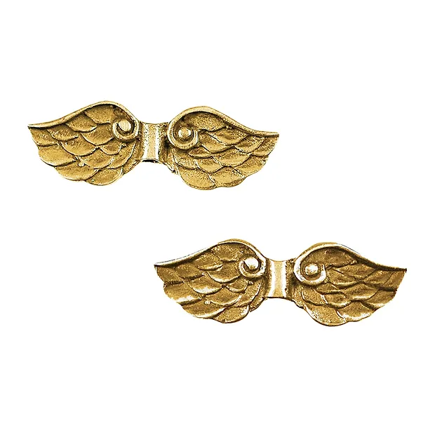 Ailes "Pegasus" 25mm, argent doré (2 pcs/UC) | Marco Schreier