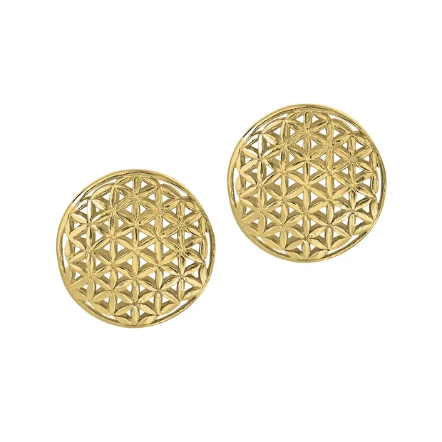 Fleur de vie 16mm, argent doré (2 pcs/UC) | Marco Schreier