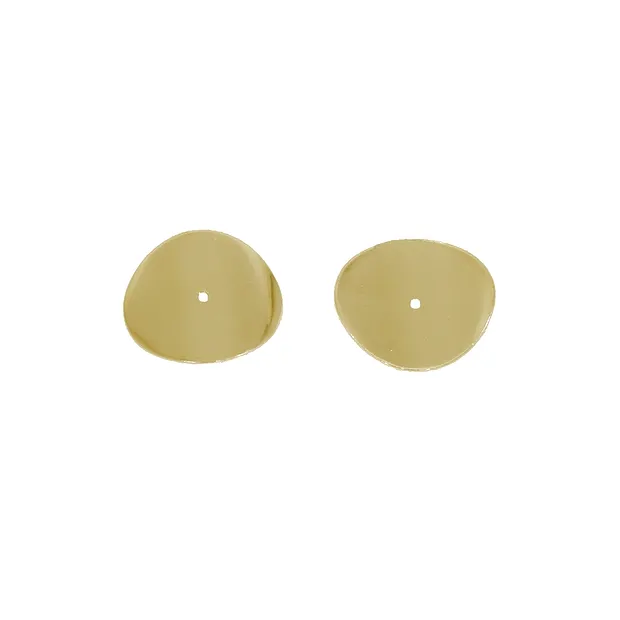 Disc bent 06mm, silver gold-plated (30 pcs./ PU) | Marco Schreier
