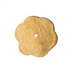 1909665072 Rondelle de fleur 16mm, argent doré mat (5 pcs/UC) | Marco Schreier