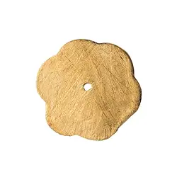 1909665072 Flower disk 16mm, silver gold-plated matt (5 pcs./ PU) | Marco Schreier