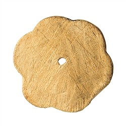 1909665092 Flower disk 20mm, silver gold-plated matt (3 pcs./ PU) | Marco Schreier