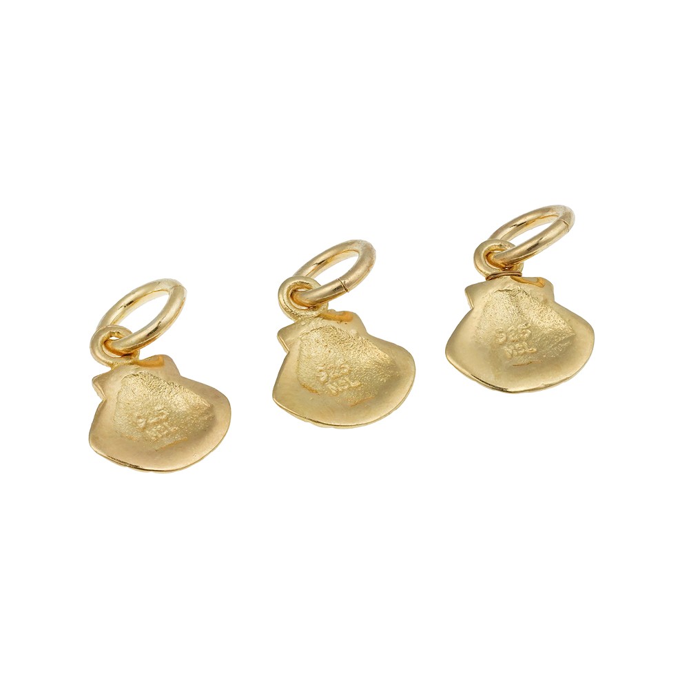 Coquille 8,5 x 10mm, argent doré (3 pcs/UC) | Marco Schreier