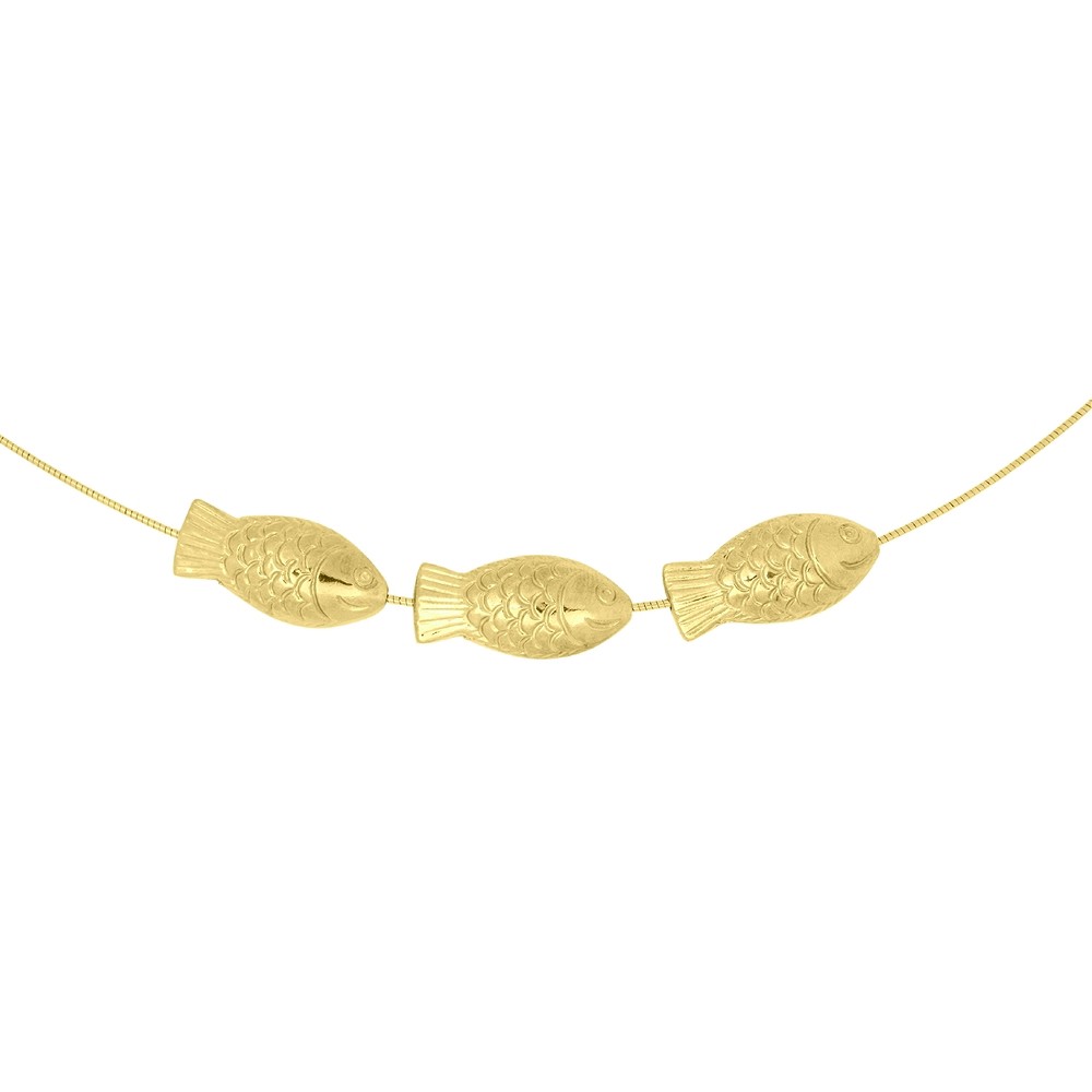 Piscis 23 x 14 mm, plata dorada (1 ud./VE) | Marco Schreier