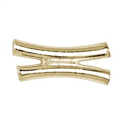 1909681101 Tubo "en H" 10mm, plateado dorado (30 unid./VE) | Marco Schreier