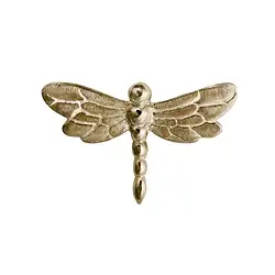 1909697061 Libellula con due occhielli 20 mm, argento placcato oro (1 pz./ UC) | Marco Schreier
