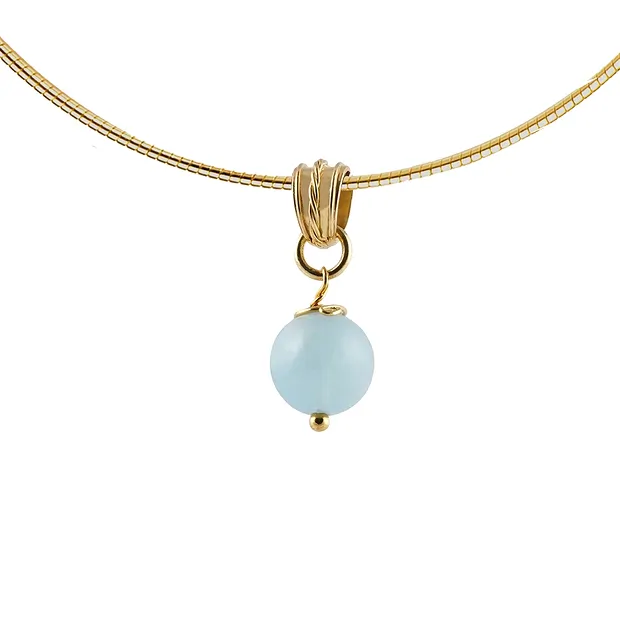 Schlaufe mit Biegering 8mm, (3 St./VE), vergoldet | Marco Schreier