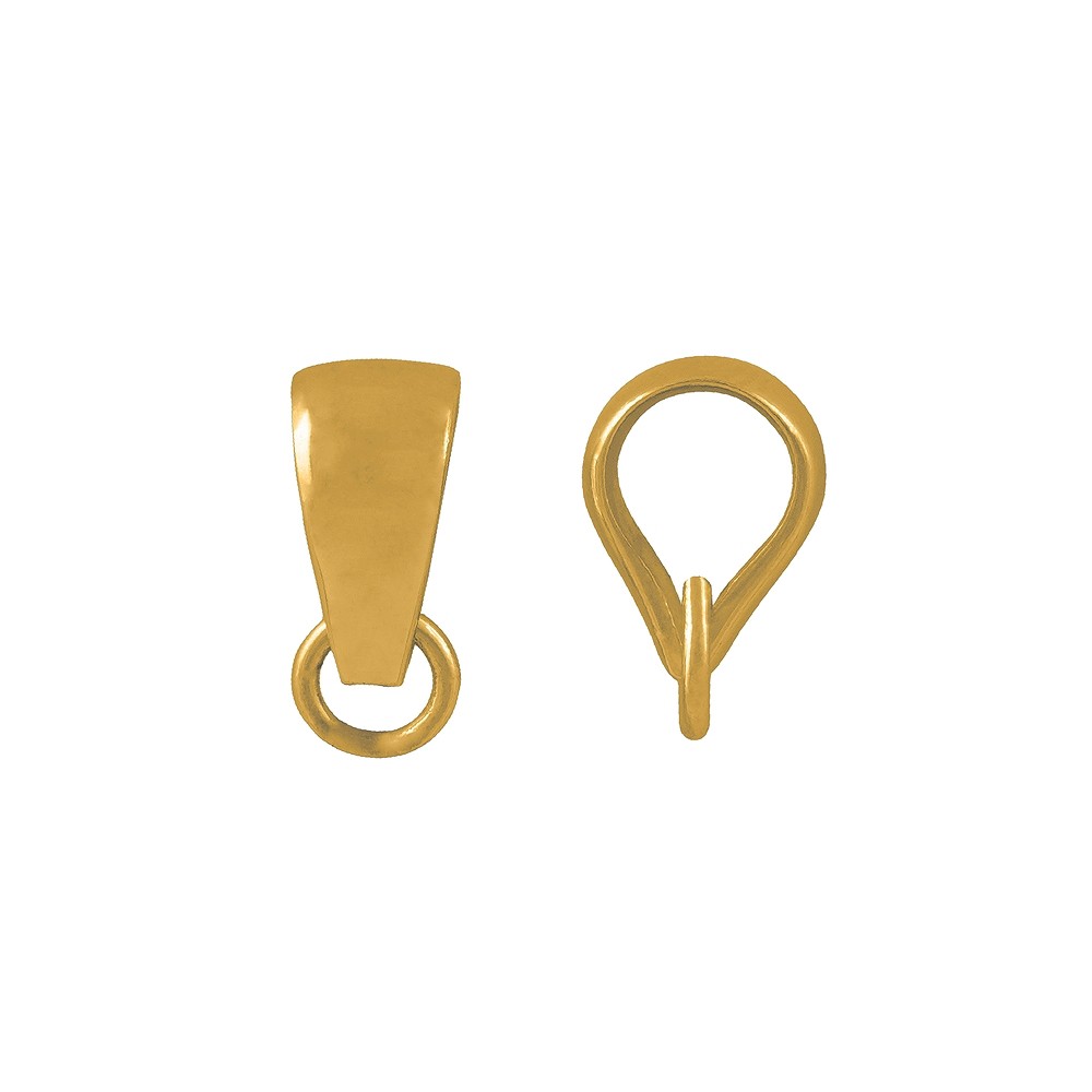 Boucle avec Anneaux de saut ouverts 8mm, (5 pcs / UC), doré | Marco Schreier
