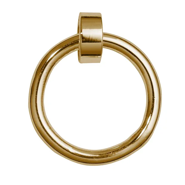 Ciondolo per anello con occhiello, placcato oro, 14 mm (3 pz./UC) | Marco Schreier