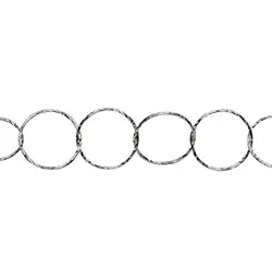 1918106071 Meter chain, shiny cut round, silver rhodiniert, 07mm (1m/ PU) | Marco Schreier
