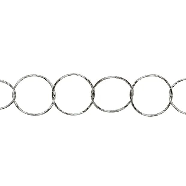 Meter chain, shiny cut round, silver rhodiniert, 07mm (1m/ PU) | Marco Schreier