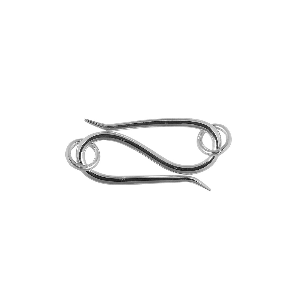 Haken Standard 12mm, Silber rhodiniert (4 St./VE) | Marco Schreier