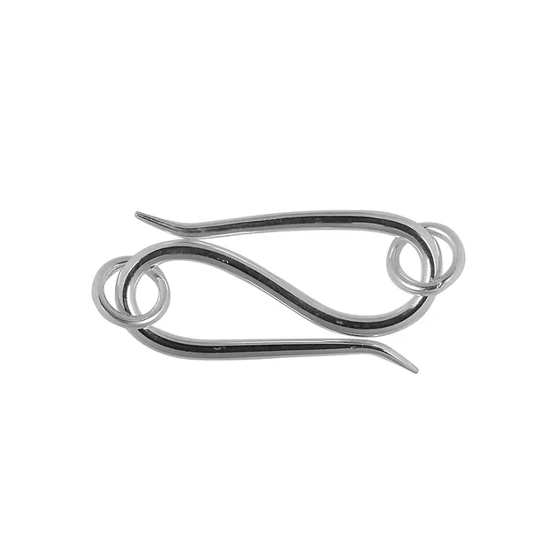Haken Standard 18mm, Silber rhodiniert (3 St./VE) | Marco Schreier