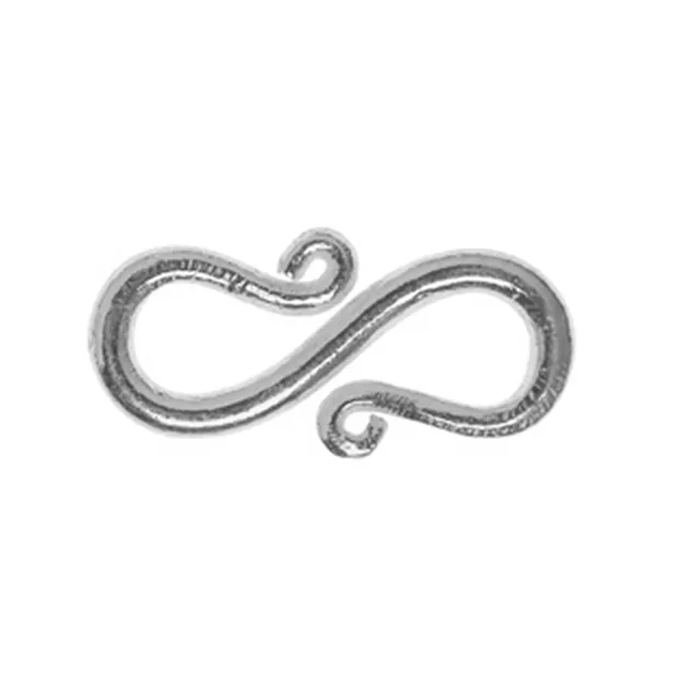 Hook curved 25mm, silver rhodiniert (1 pc./ PU) | gems, healing stones & jewelry