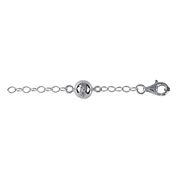1918260121 Magnetic clasp with Lobster Clasp and chain, silver rhodiniert (1 pc./ PU) | Marco Schreier