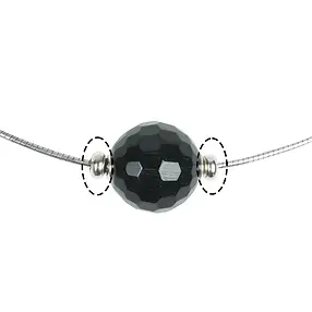 Rondel con anillo de silicona, 06mm, (2 unid./VE), rodinado | Marco Schreier