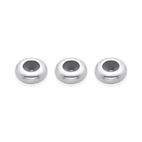 Justierbutton 7mm (3,5mm Loch), rhodiniert (3 St./VE) | Marco Schreier
