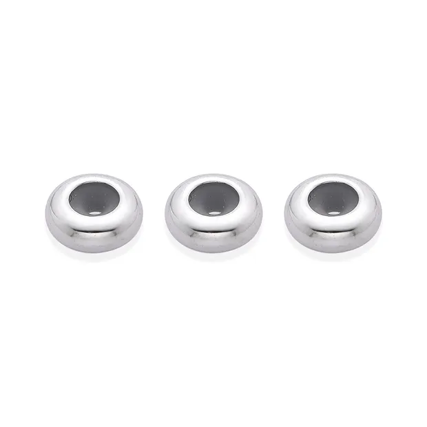 Justierbutton 7mm (3,5mm Loch), rhodiniert (3 St./VE) | Marco Schreier