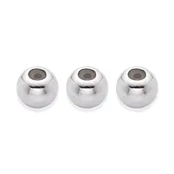 1918267131 Adjusting ball 6.0mm (3.0mm hole), silver rhodiniert (3 pcs./ PU)  | Marco Schreier