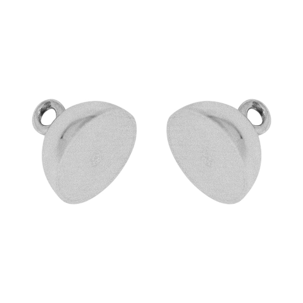 Fermoir magnétique rond 10mm, argent rhodié, mat (1 pcs/UC), couvert | Marco Schreier