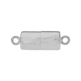 Fermoir magnétique cylindrique 07mm, mat, rhodié (1 pcs/UC), couvert | Marco Schreier