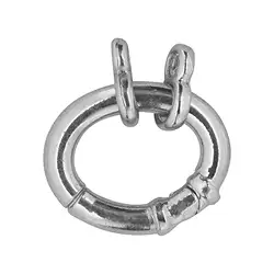 1918287091 Cierre anillo oval 21mm, plata rodinada (1 ud./VE) | Marco Schreier