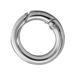 1918287111 Ringschließe 15mm, Silber rhodiniert, runde Schiene (1 St./VE), Premium | Marco Schreier