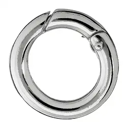 1918287121 Ringschließe 17mm, Silber rhodiniert, runde Schiene (1 St./VE), Premium | Marco Schreier