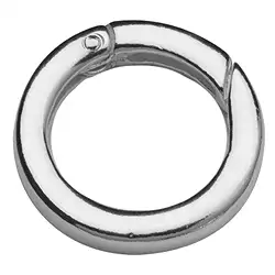 1918290201 Ring clasp 20mm, silver rhodiniert, square bar (1 pc./ PU) | Marco Schreier