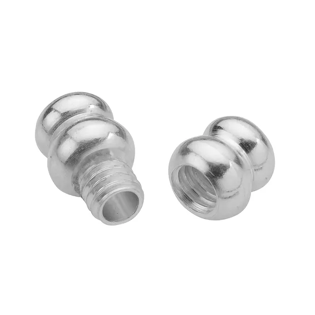 Screw cap with thread 11mm, silver rhodiniert (1 pc./ PU) | Marco Schreier