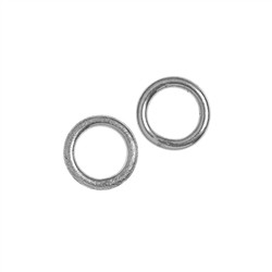 1918315071 Bindering 07mm, Silber rhodiniert (22 St./VE) | Edelsteine, Heilsteine & Schmuck