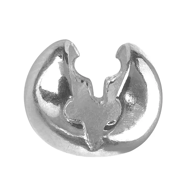 Sfera di laminazione per piegatura 4 mm, argento rodiato (24 pz./ UC) | Marco Schreier