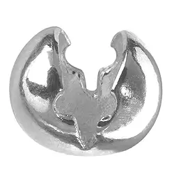 1918325051 Kaschierkugel zum Klappen 5mm, Silber rhodiniert (12 St./VE) | Marco Schreier