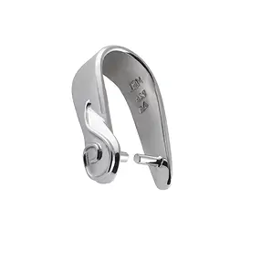 Basis-Halter "Spirale", rhodiniert (1 St./VE) | Edelsteine, Heilsteine & Schmuck