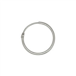 1918505011 Creole 15mm, silver rhodiniert (6 pcs./ PU) | wholesaler gems & healing stones